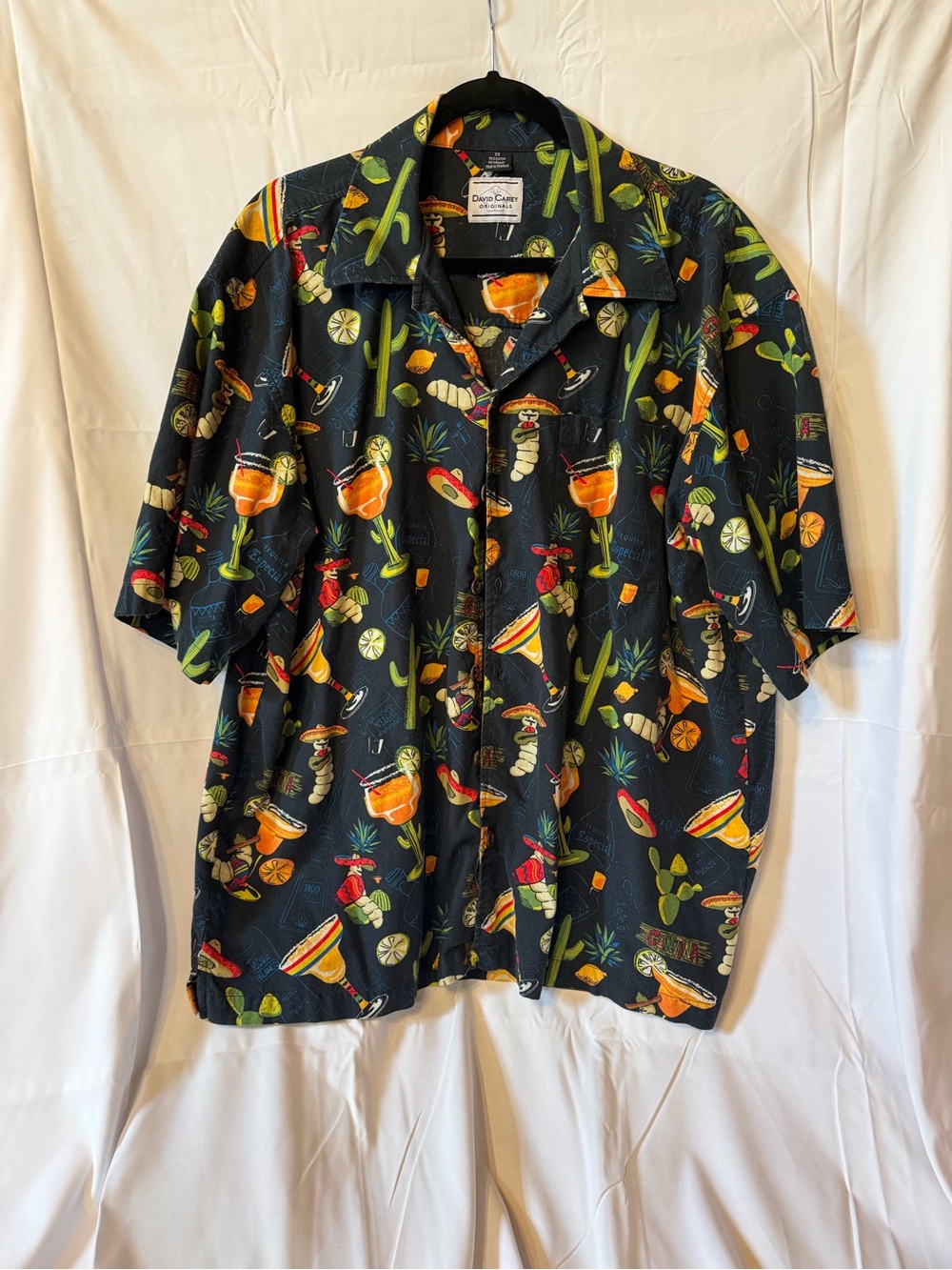 Dave Carey Cinco de Mayo Print Short Sleeve Shirt